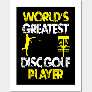 World's Greatest Disc Golf Player Frolf Frisbee Golf Design Posters and Art